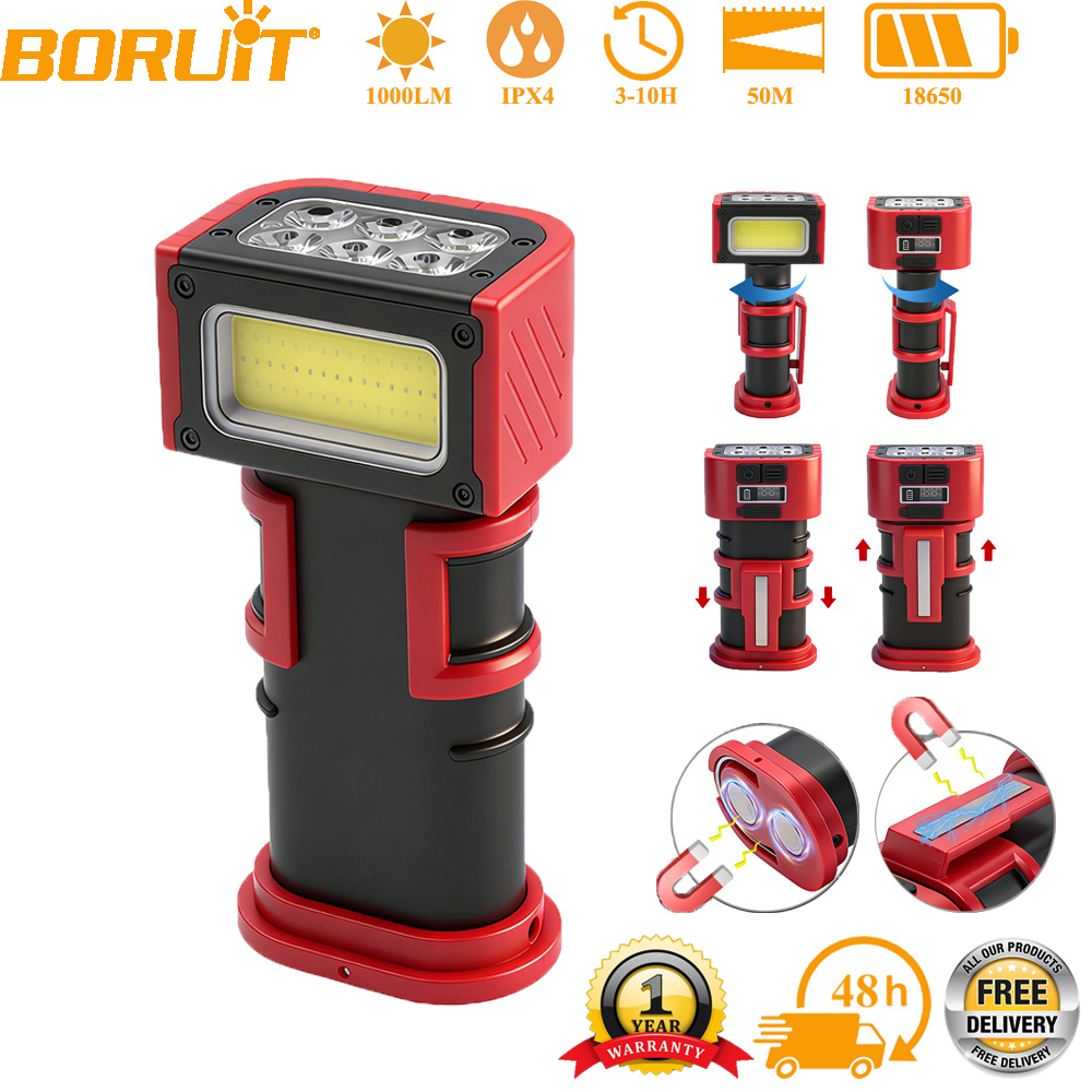 Fishing Equipment Carp - Lanterna de Trabalho BORUiT COB LED