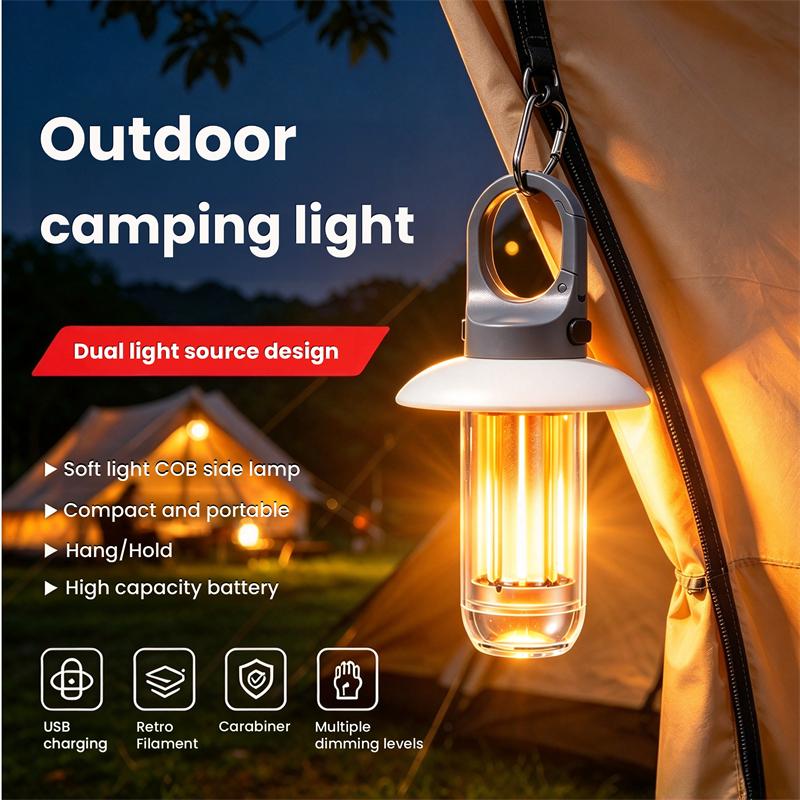 Fishing Equipment Cheap - Lanterna LED recarregável com 5 modos,