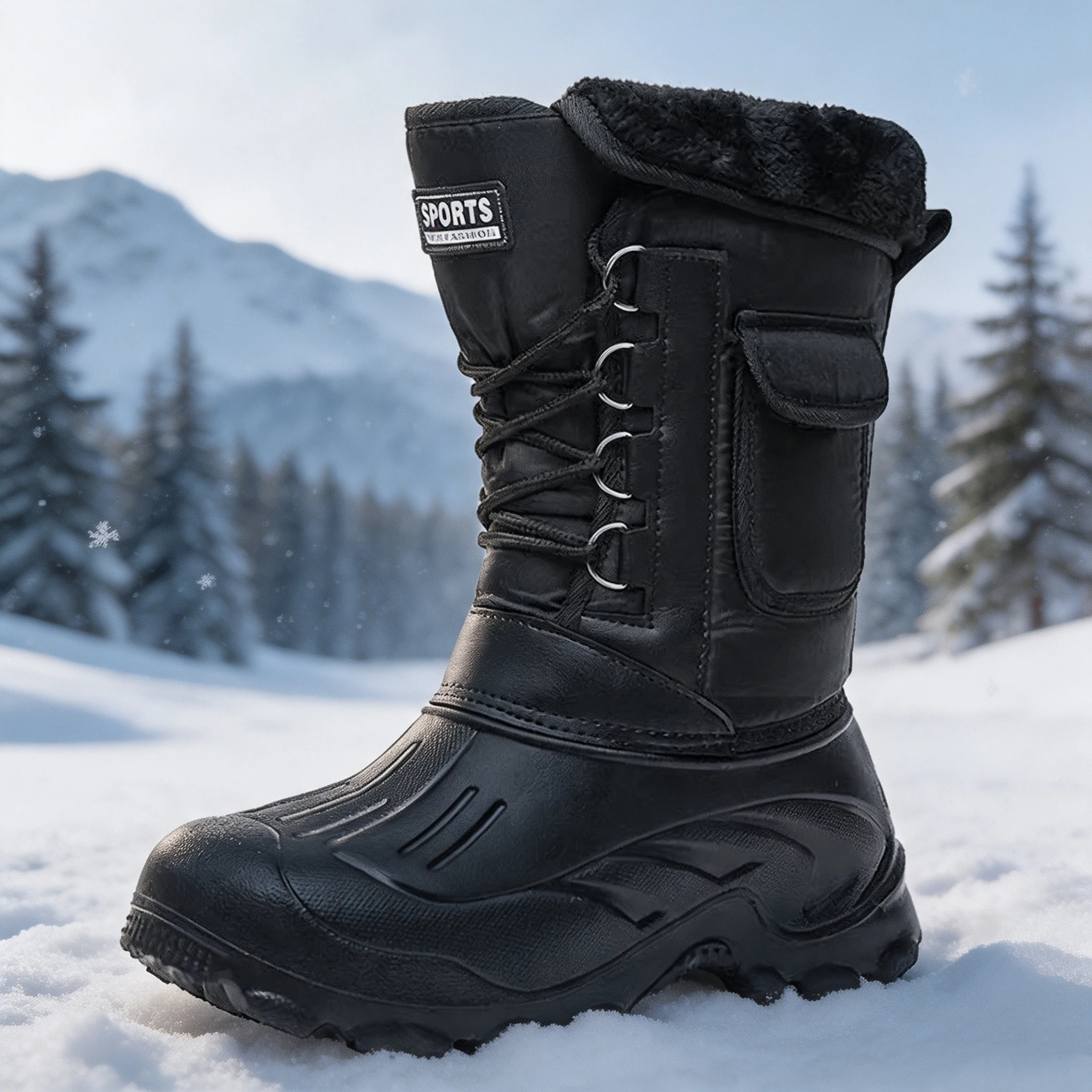 Fishing Equipment Carp - Botas de Inverno para Homens, Calçados
