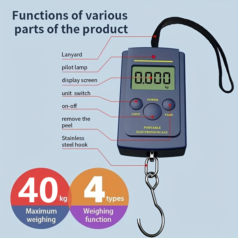 40kg multifuncional mini eletr - Fishing Equipment Carp avaliação e preço