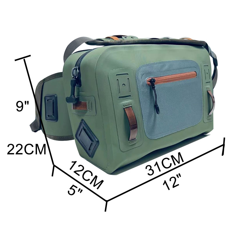 Fly Fishing Wait Hip Pack Fann - Fishing Equipment Bag avaliação e preço